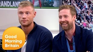 Freddie Flintoff and Ricky Wilson Have Their Own Unofficial World Cup Anthem | Good Morning Britain screenshot 2