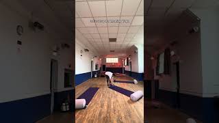 let's set up my morning yoga class together #feelgood #stressrelaxation #morningyoga