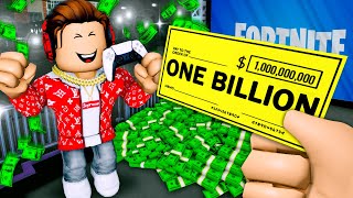VIDEO GAMES Turned Him Into A BILLIONAIRE! (A Roblox Movie)
