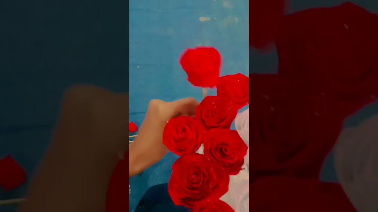 how to make bouquet flower with ribbon