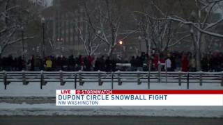 Stephen Tschida snowball fight