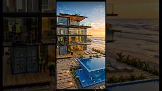 Insane Beach Transformation: Shipping Containers Turn Into Luxury Villa