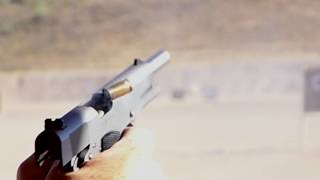 25 second Video 45 pistol 1000 frames per second