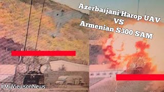 Azerbaijani Harop drone targets Armenian S300 air defense system