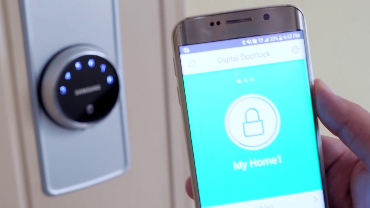 กลอนประตูดิจิตอล Samsung SHP-DS705 APP installation guide - YouTube