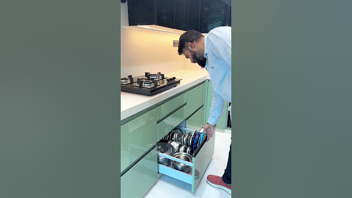 Sleek & Modern Modular Kitchen with Acrylic Finish & Smart Storage | Kitchenlane #kitchenlane