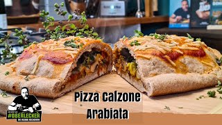 Vegane Pizza Calzone 'Arrabbiata'... Schnell! Gesund! Oberlecker!