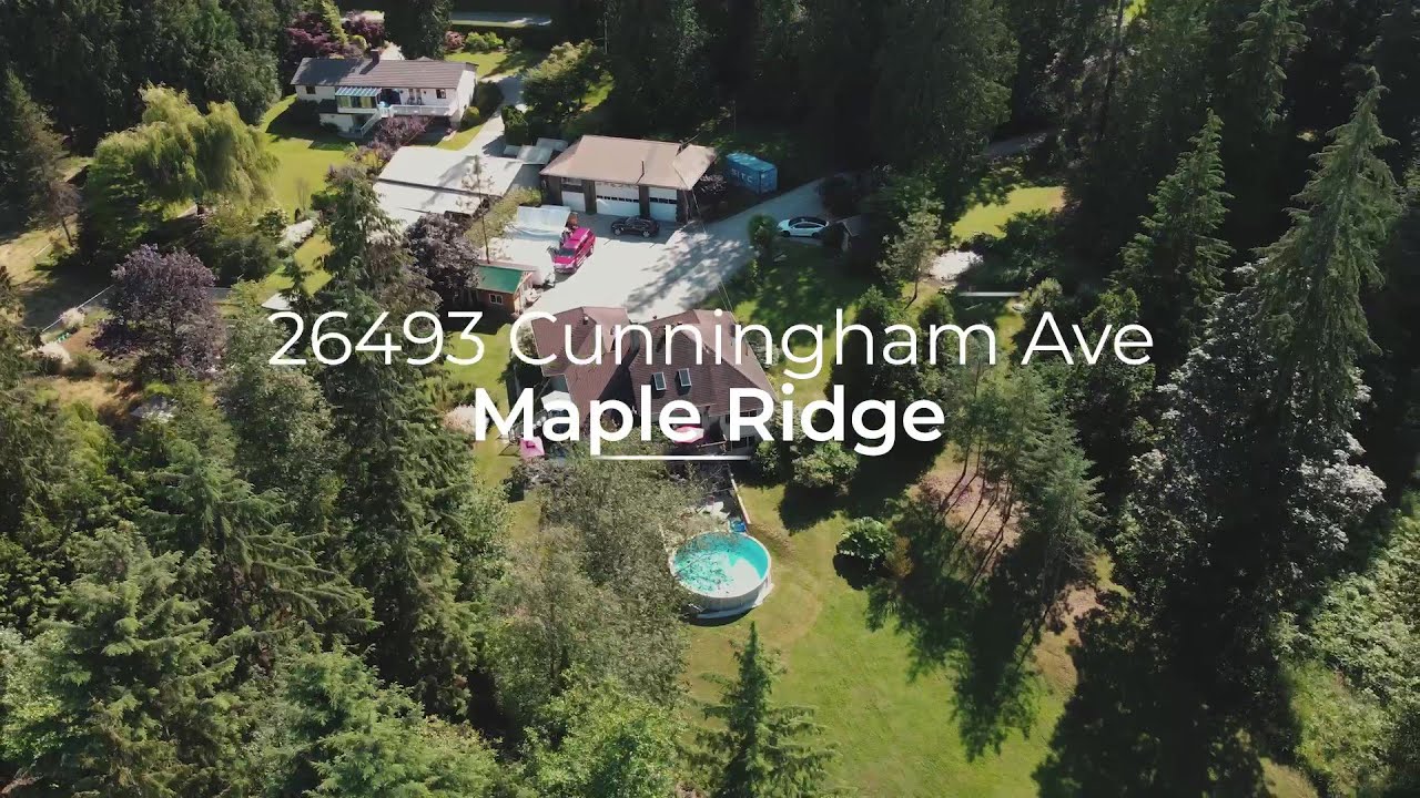 OUTSTANDING MAPLE RIDGE ESTATE 26493 Cunningham Ave, Maple Ridge