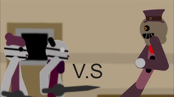 “Twins V.S TIO.” Piggy Stick Nodes Battle [Birthday Gift Video]