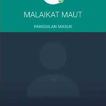 Malaikat maut sedang memanggil