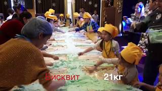 Самая большая съедобная елка. Делали 35 детей и дядя Костя. Туркменистан. Ашгабад. Самая большая съедобная елка. Делали 35 детей и дядя Костя. Туркменистан. Ашгабад.