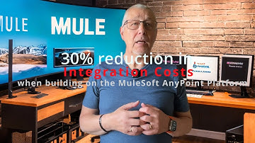 Can the MuleSoft AnyPoint Platform reduce integration costs by 30%?