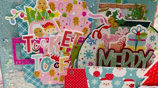 Christmas in July Happy mail gifting ideas : I used up all my Christmas papers - so fun