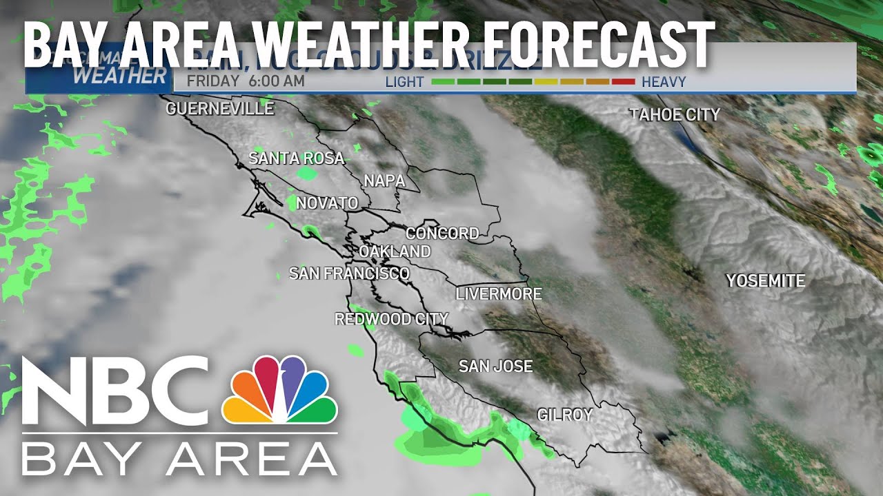 Bay Area Forecast: Clouds & Cooler Temps - YouTube