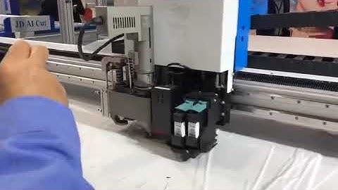 Jindex Automatic Garment Cutting Machine with Round Kinfe+Notch+Inkjet Tools/ Multi Plies Cutting