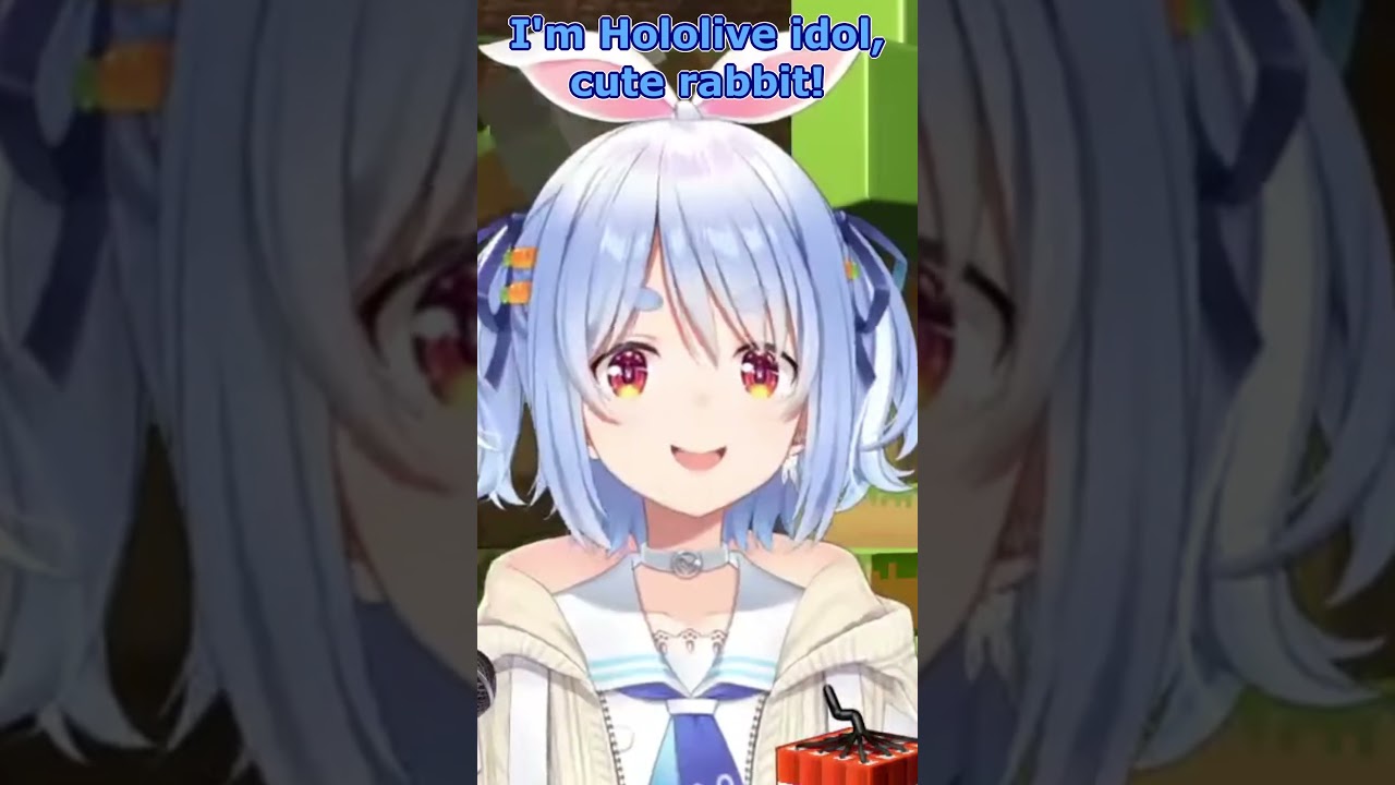 Pekora greets overseas bro in English... although at the end...  [Hololive/clip]