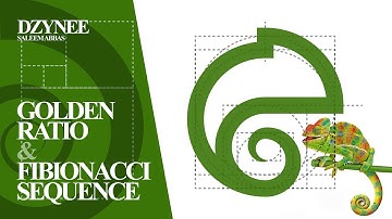 Illustrator Tutorials | Golden Ratio and Fibionacci Sequence, Chameleon Logo Drawing