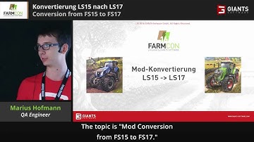 FarmCon16   Mod Conversion from FS15 to FS17