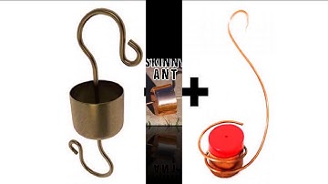 Skinny Ant Moat with Guard for Hummingbird Feeders - Gets Rid of Ants Fast in Nectar Feeder. Al...