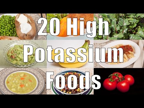 20 High Potassium Foods (700 Calorie Meals) DiTuro Productions