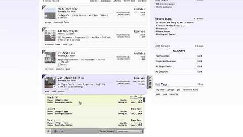 Multiple Tenant   Same Lease