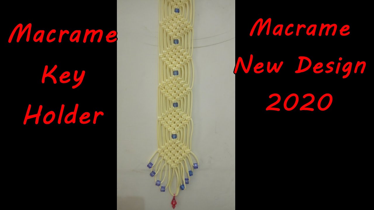 Macrame Key Holder / Macrame Key Hanger / Macrame Key Holder New Design ...