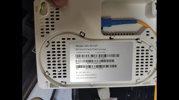 How to Setup Uniway Router |Model UW-301 VP|ONU configuration step by step for BSNL FTTH |