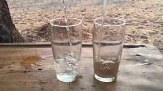 Village Water Zambia - Before &amp; After drilling a borehole and installing water pump