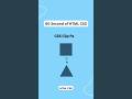 Box to Triangle Using CSS Clip-Path | HTML & CSS in 60 Seconds