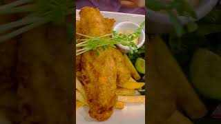 Yummy fish and chips and creamy chicken pasta