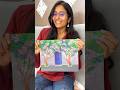 Painting on Canvas After 5 Years 🎨 | Bougainvillea Acrylic Painting | Reconnect with art #shorts
