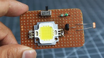 How to make a simple LDR darkness sensor