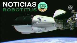 ¡Éxito! La cápsula Crew Dragon de SpaceX se acopló en la Estación Espacial por primera vez