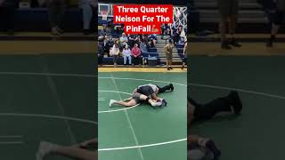 3 Quarter Nelson Leads To Win By Pinfall #wrestling #highlights #win #takedown #fyp #sportshorts