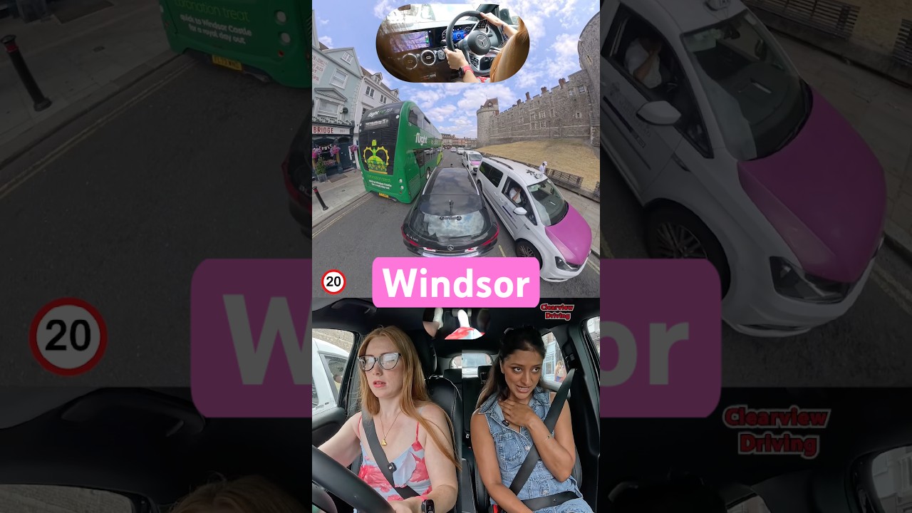 How to pass along a BUS #driving #car #london #pov #new #driver #auto #teacher