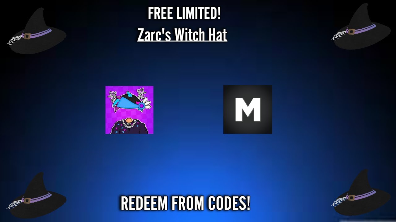 How to get the Zarc's Witch Hat!