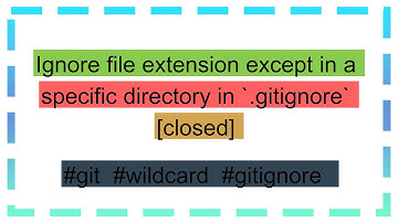 Ignore file extension except in a specific directory in `.gitignore` [closed]