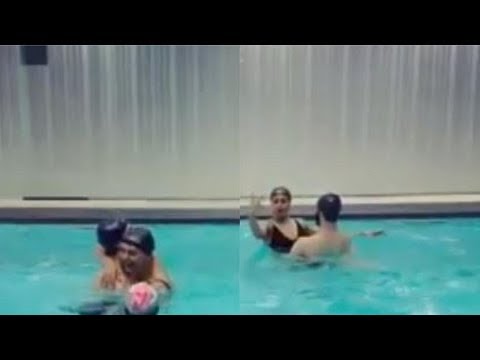 Sushmita Sen And Rohman Shawls Romance In Pool