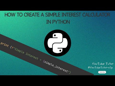 Simple Interest Calculator | Python