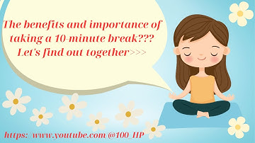 Boost Your Productivity: The Power of 10-Minute Breaks