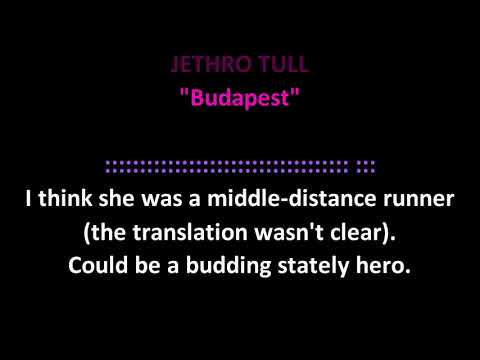 Jethro Tull - Budapest
