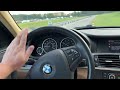 2012 BMW X3 3.0 inline 6 POV Test Drive Walkaround 164k miles.