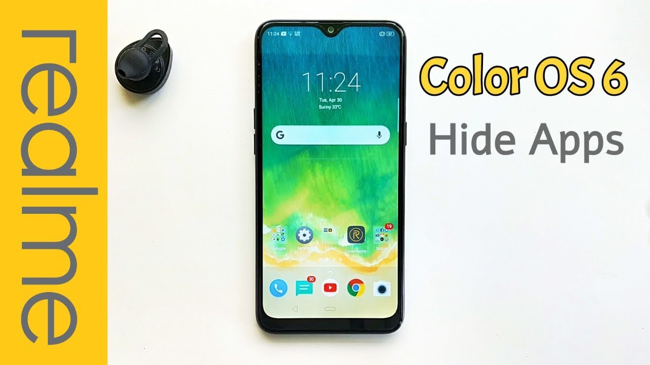 How To Hide Apps In Realme 3 Pro And Realme 3 Color Os 6 Hindi Youtube