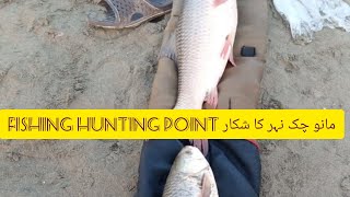مانو چک نہر کا شکار fishing hunting point