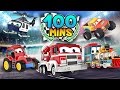 appMink Makes Fire Truck & Tractor | Monster Truck Number Counting - appMink Playlist 100mins