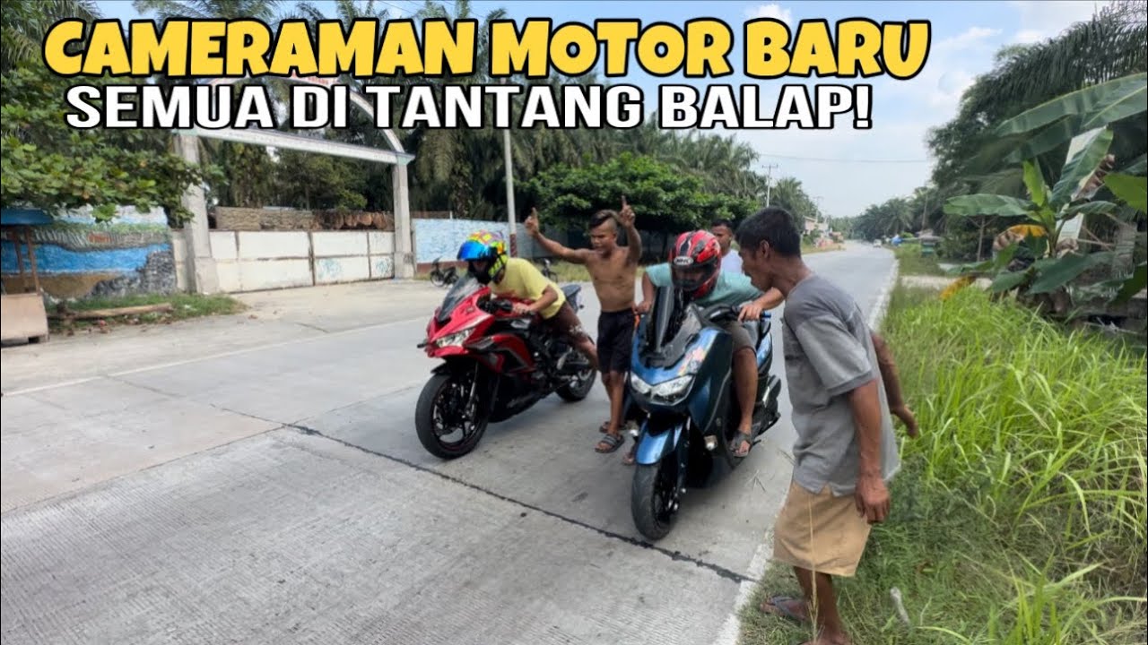 CAMERAMAN MOTOR BARU! SEMUA DI TANTANG BALAP