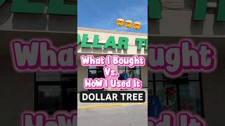 What I bought vs. How I used it 🤯 Dollar Tree EDITION! #dollartree #diy #hacks #organization #home