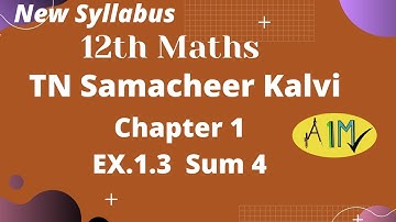 Class 12 Maths | Exercise 1.3 Q.No.4 | Applications of Matrices and Determinants| A1 Mathematicks