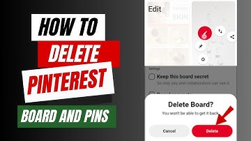 How to Delete Pinterest Board or Pins | Archive Board | Pinterest Board