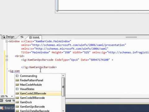 xamBarCode Introduction